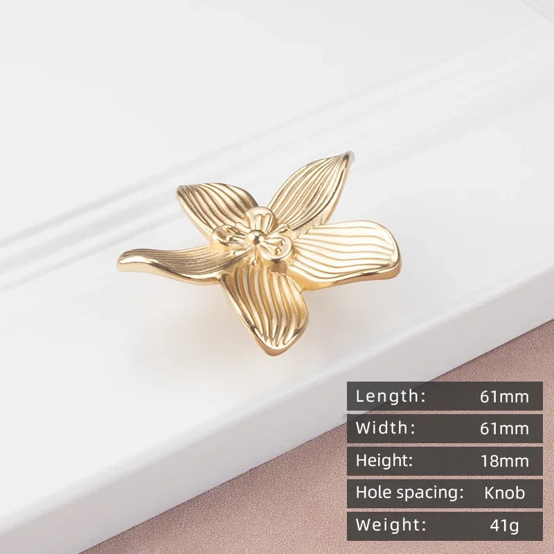 Modern Zinc Alloy Cabinet Handle – Gold Knob & Drawer Pull | European Light Luxury