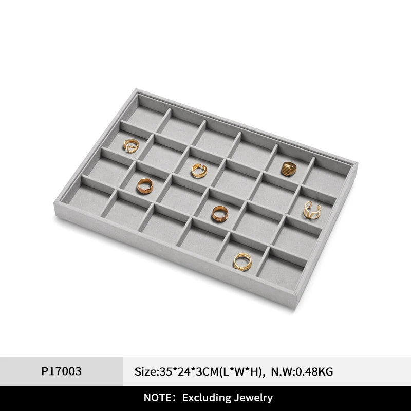 Stackable Jewellery Organiser Tray – Storage for Rings, Necklaces & Bracelets