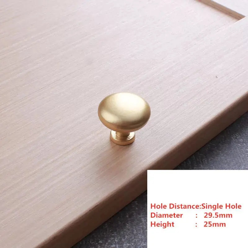 Golden Simplicity Cabinet Knob – Zinc Alloy Drawer Pull | Kitchen & Furniture Hardware