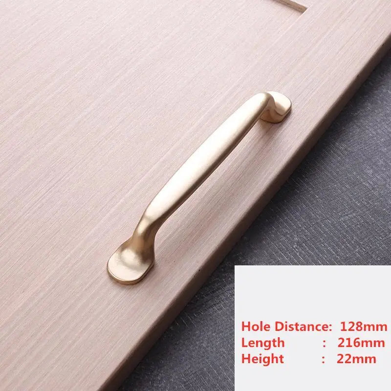 Golden Simplicity Cabinet Knob – Zinc Alloy Drawer Pull | Kitchen & Furniture Hardware