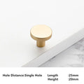 Classic Round Cabinet Knob – Gold & Black Drawer Pull | Kitchen & Furniture Hardware