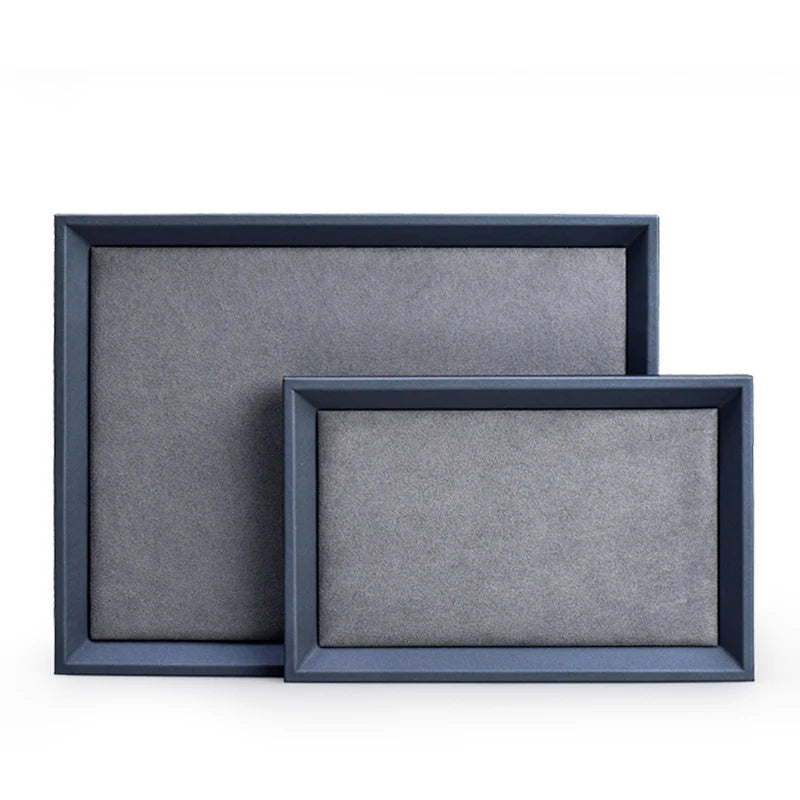 PU Leather Jewellery Display Tray – Necklace, Bracelet, Ring & Watch Organiser