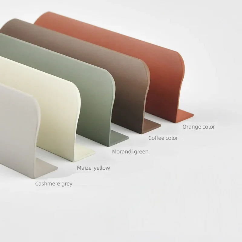 Hidden Cabinet Handle – No-Drill Cashmere Grey Minimalist Wardrobe Door Pull