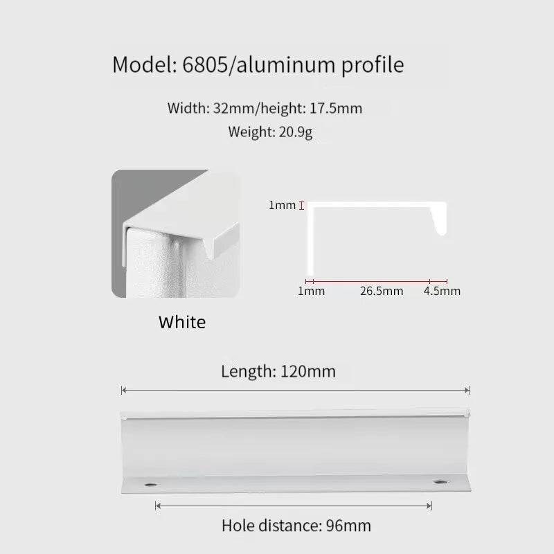 Concealed Cabinet Handle – Invisible Drawer Pull | Minimalist Kitchen & Furniture