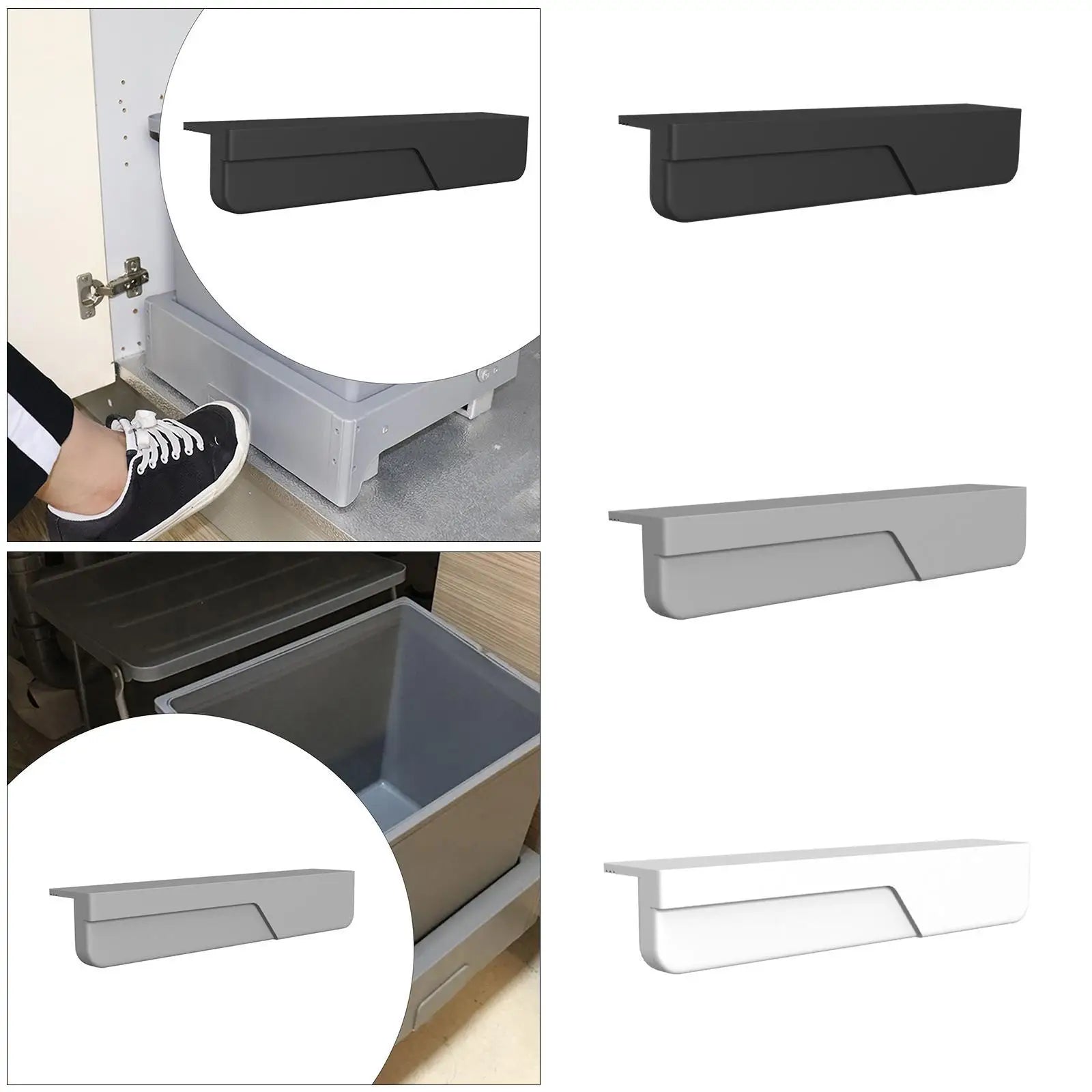 Foot Pull Cabinet Handle – Touchless Foot Opener for Kitchen & Trash Cabinet