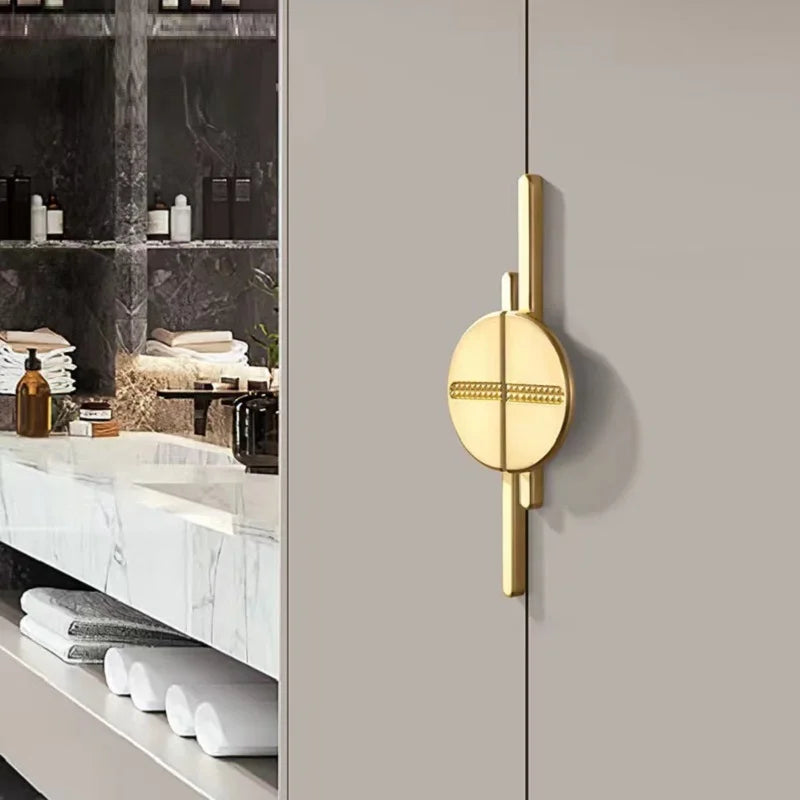 Semi-Circular Zinc Alloy Cabinet Pull – Gold, Black & Silver | Modern Handle