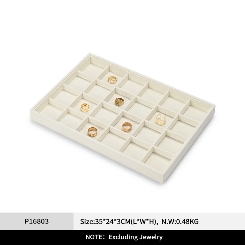 Stackable Jewellery Organiser Tray – Storage for Rings, Necklaces & Bracelets