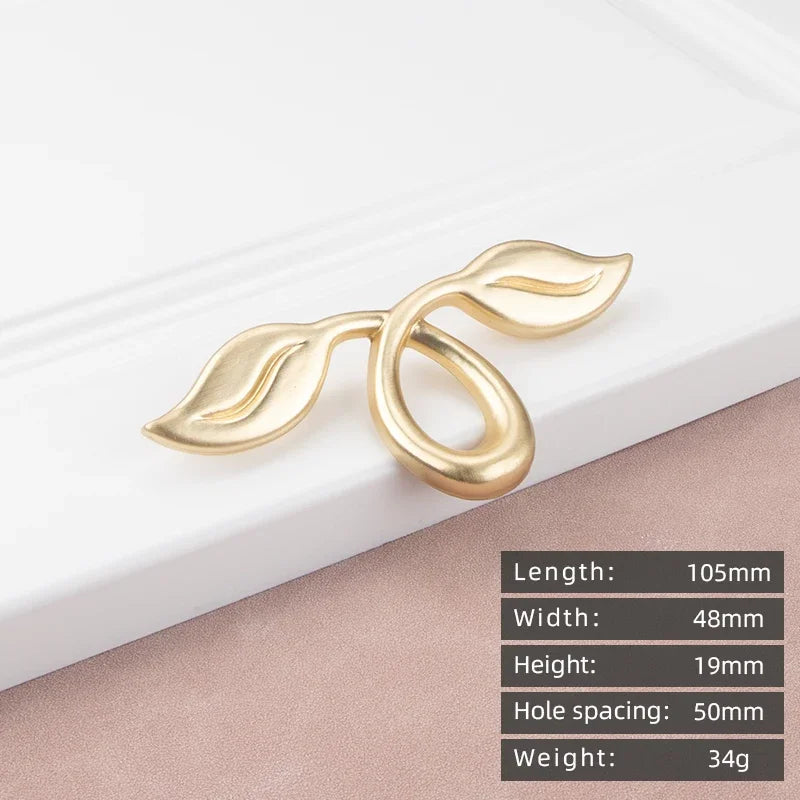 Modern Zinc Alloy Cabinet Handle – Gold Knob & Drawer Pull | European Light Luxury
