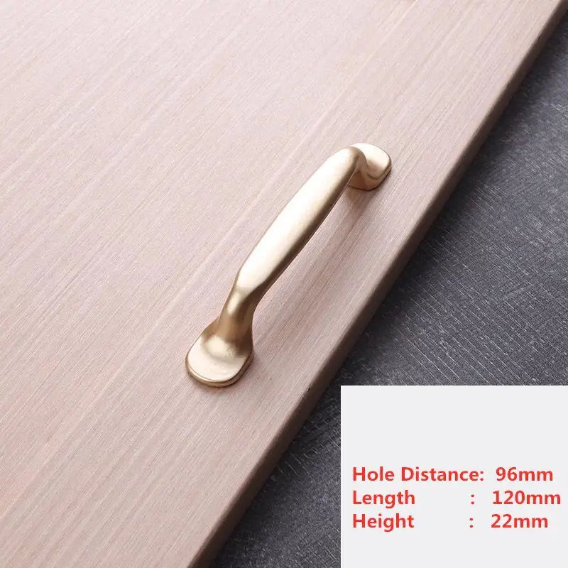 Golden Simplicity Cabinet Knob – Zinc Alloy Drawer Pull | Kitchen & Furniture Hardware