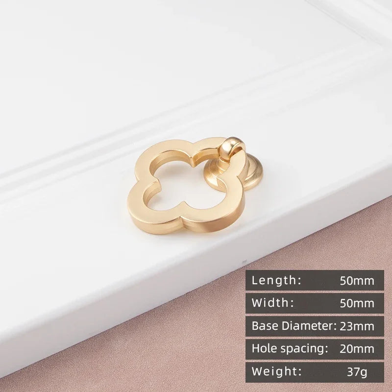 Modern Zinc Alloy Cabinet Handle – Gold Knob & Drawer Pull | European Light Luxury