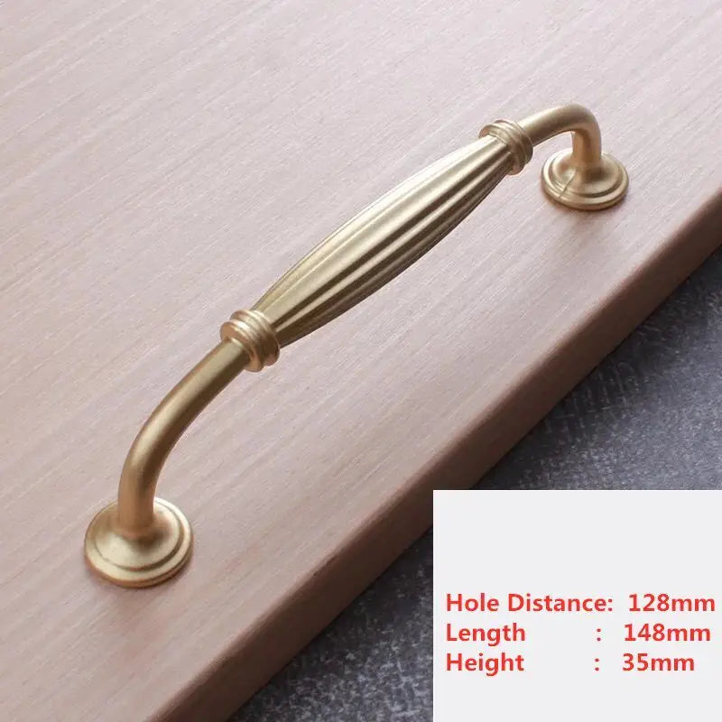 Golden Simplicity Cabinet Knob – Zinc Alloy Drawer Pull | Kitchen & Furniture Hardware