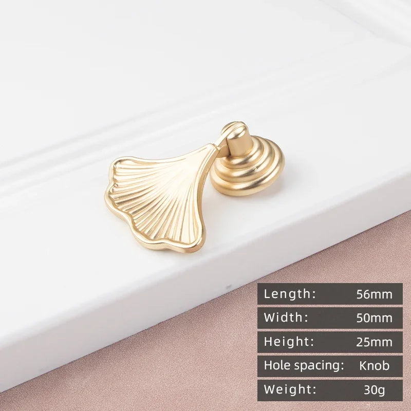 Modern Zinc Alloy Cabinet Handle – Gold Knob & Drawer Pull | European Light Luxury