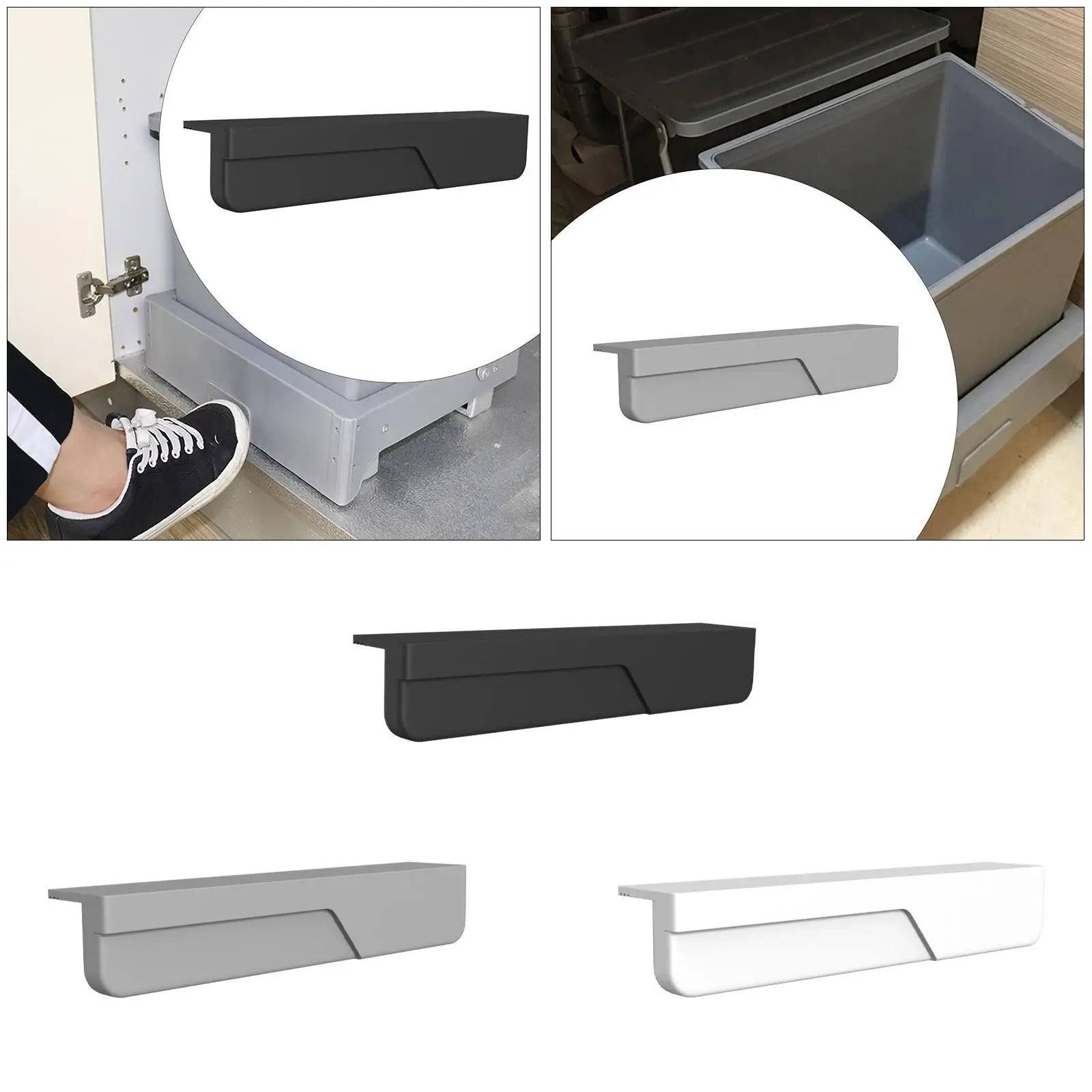 Foot Pull Cabinet Handle – Touchless Foot Opener for Kitchen & Trash Cabinet
