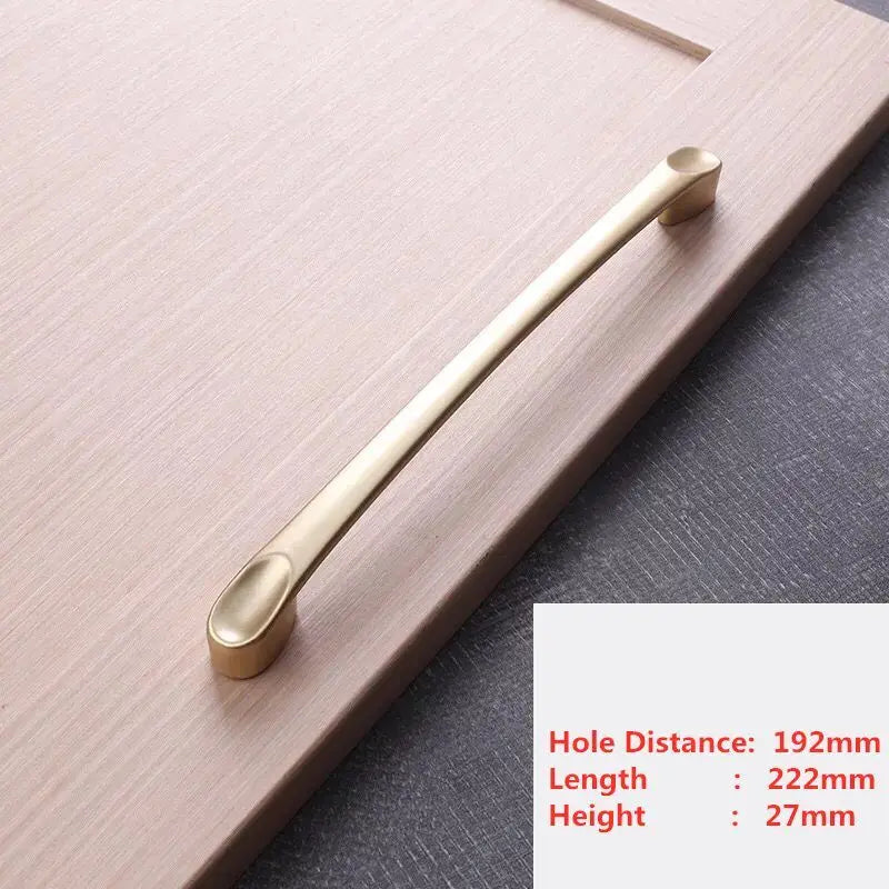 Golden Simplicity Cabinet Knob – Zinc Alloy Drawer Pull | Kitchen & Furniture Hardware