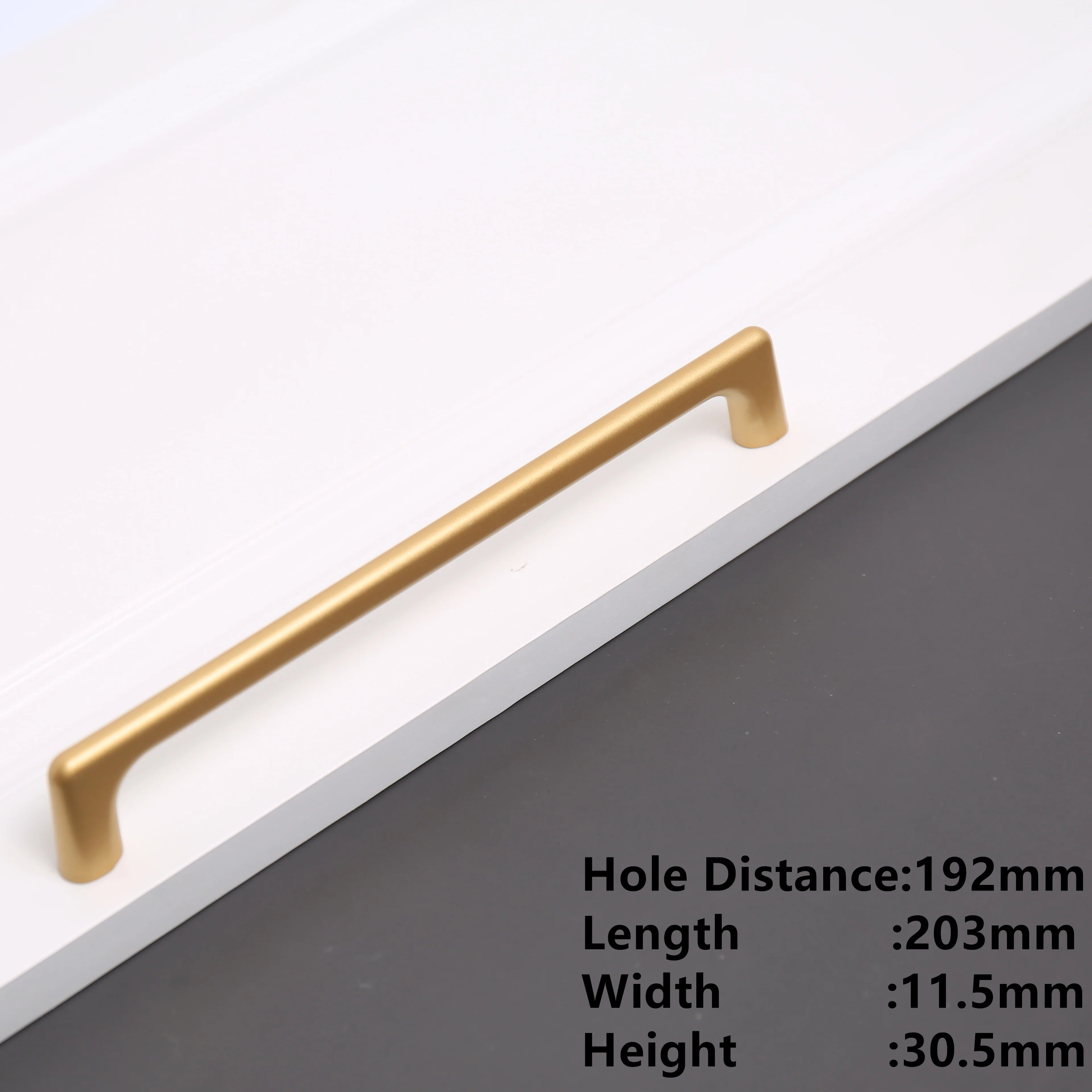 Sand Gold Aluminium Cabinet Handle – Modern Bar Pull | Kitchen & Furniture