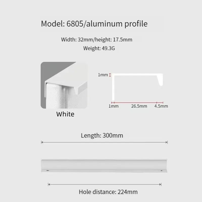 Concealed Cabinet Handle – Invisible Drawer Pull | Minimalist Kitchen & Furniture