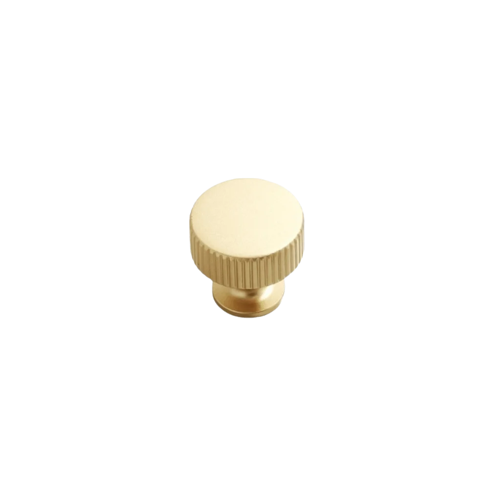 Nordic Brass Cabinet Handle – Gold Bar Pull & Minimalist Drawer Knob | Kitchen