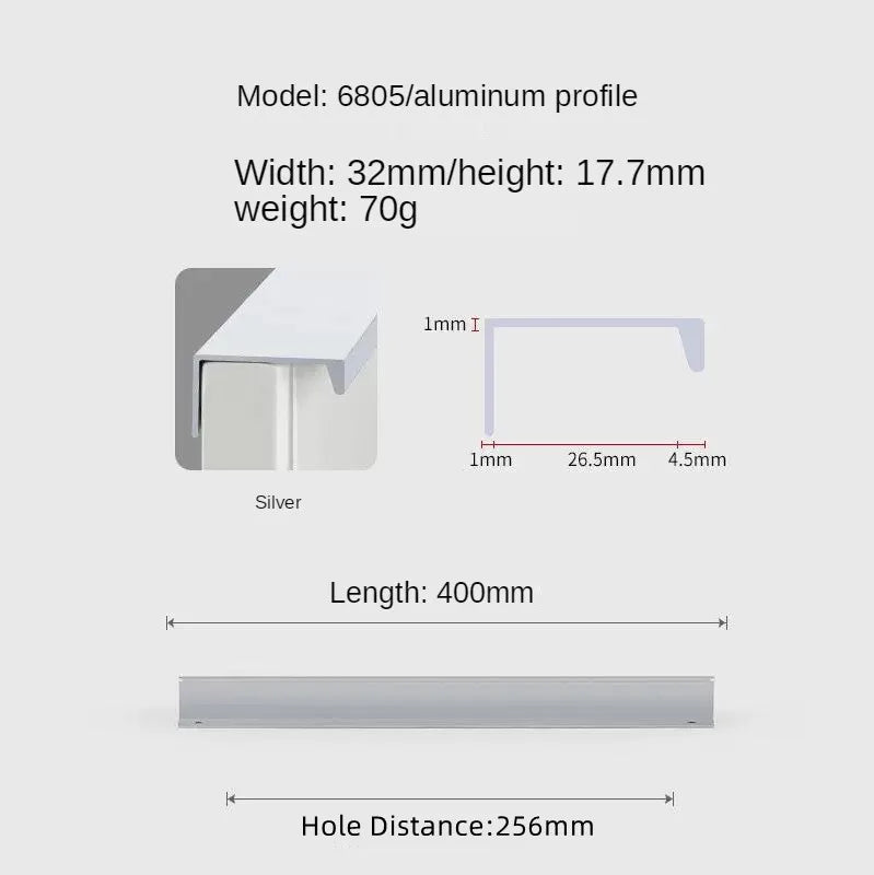Concealed Cabinet Handle – Invisible Drawer Pull | Minimalist Kitchen & Furniture