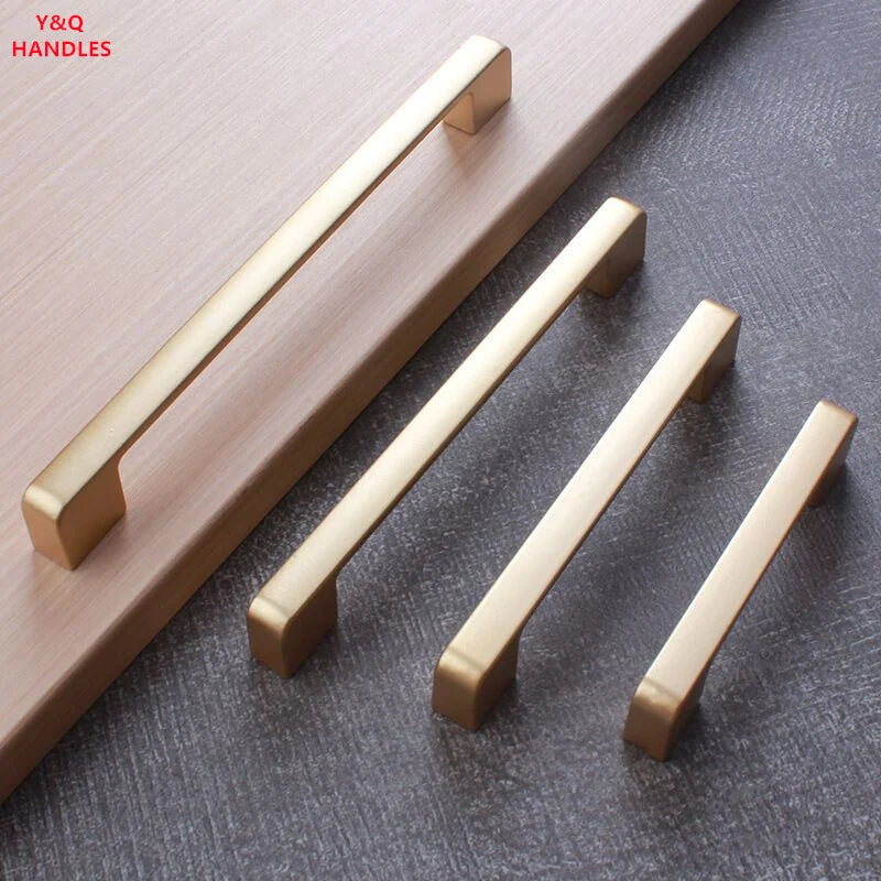 Golden Simplicity Cabinet Knob – Zinc Alloy Drawer Pull | Kitchen & Furniture Hardware