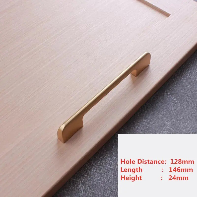 Golden Simplicity Cabinet Knob – Zinc Alloy Drawer Pull | Kitchen & Furniture Hardware