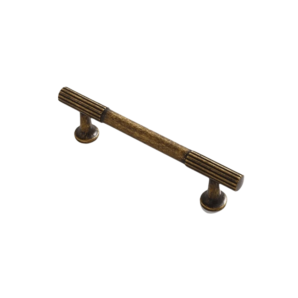 Nordic Brass Cabinet Handle – Gold Bar Pull & Minimalist Drawer Knob | Kitchen