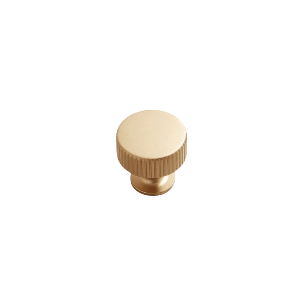 Nordic Brass Cabinet Handle – Gold Bar Pull & Minimalist Drawer Knob | Kitchen