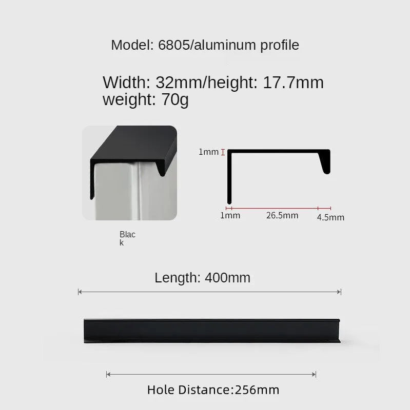 Concealed Cabinet Handle – Invisible Drawer Pull | Minimalist Kitchen & Furniture
