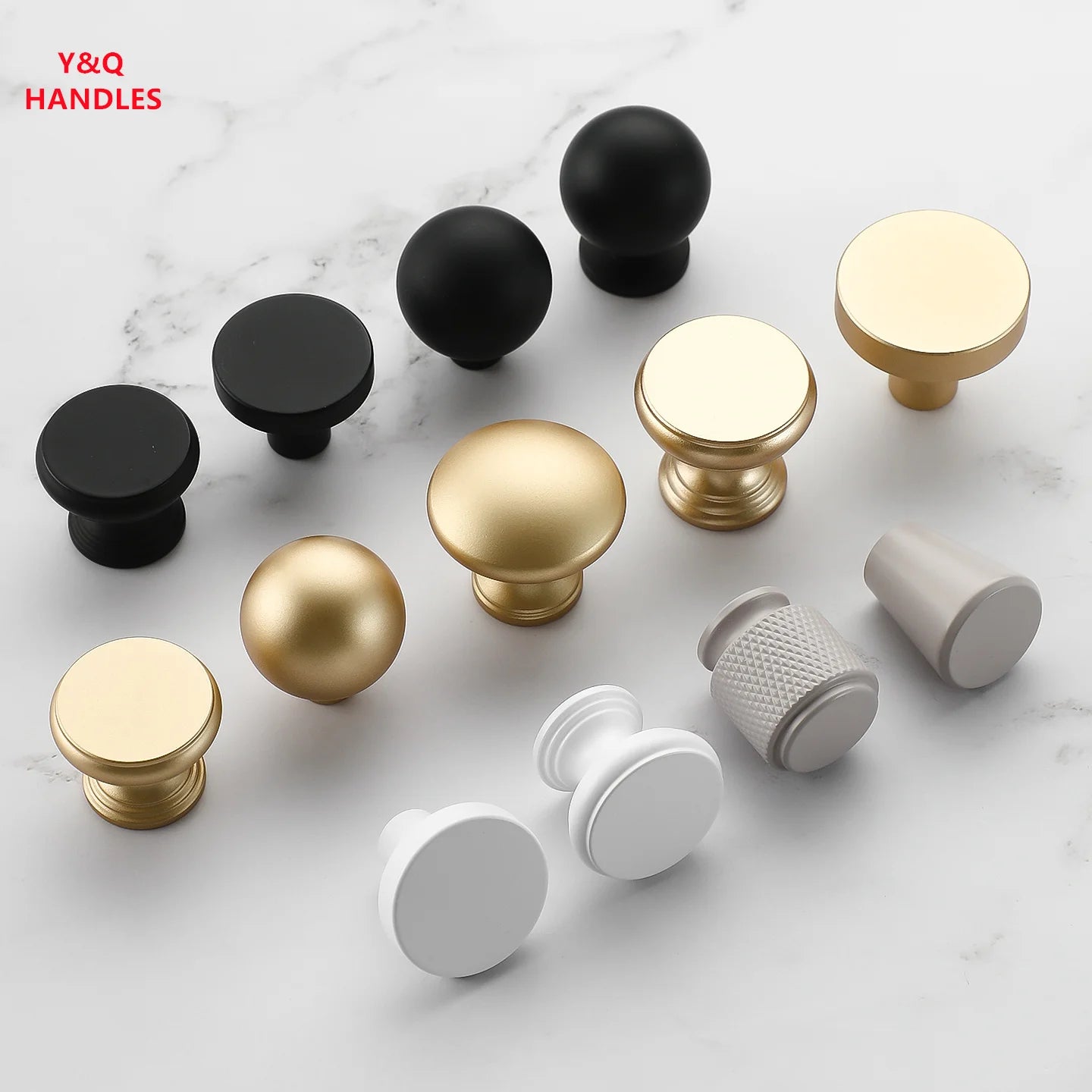 Gold & Silver European Cabinet Handle – Zinc Alloy Drawer Pull | Kitchen Hardware