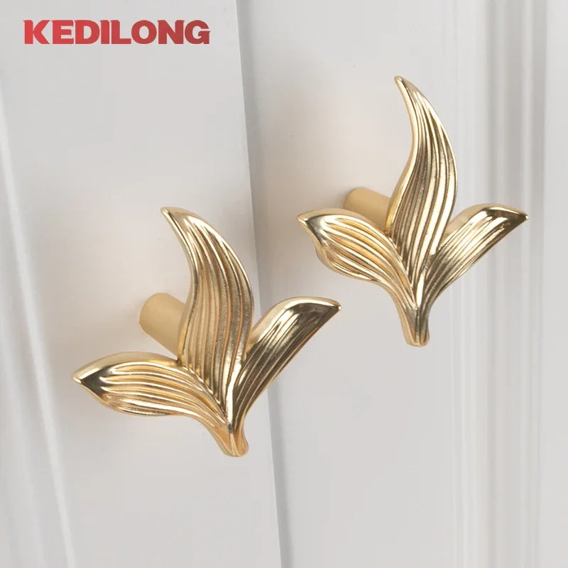Modern Zinc Alloy Cabinet Handle – Gold Knob & Drawer Pull | European Light Luxury