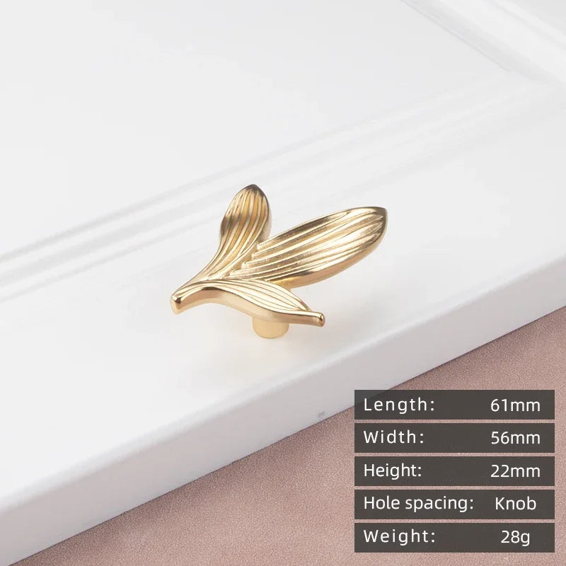 Modern Zinc Alloy Cabinet Handle – Gold Knob & Drawer Pull | European Light Luxury