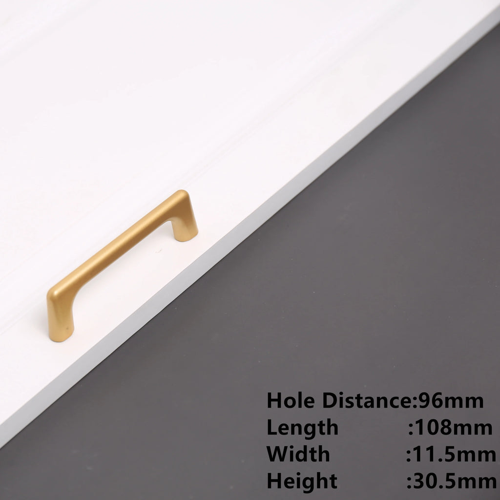 Sand Gold Aluminium Cabinet Handle – Modern Bar Pull | Kitchen & Furniture