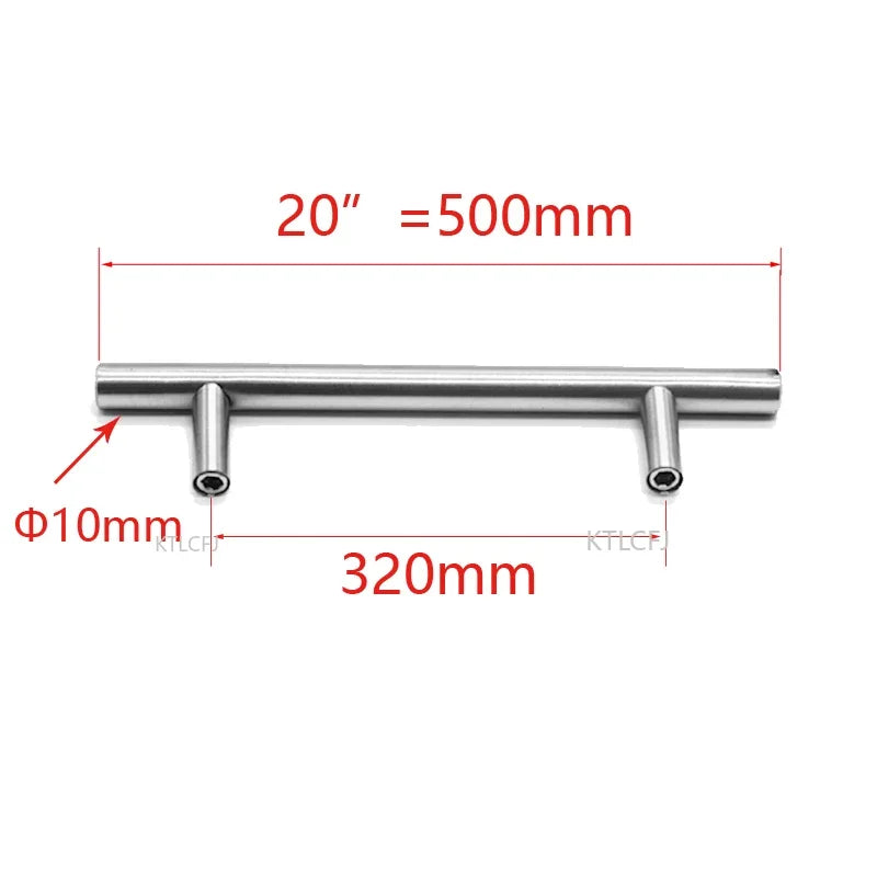 Cylindrical Metal Cabinet Handle – Silver, Black & Gold Modern Kitchen Pull