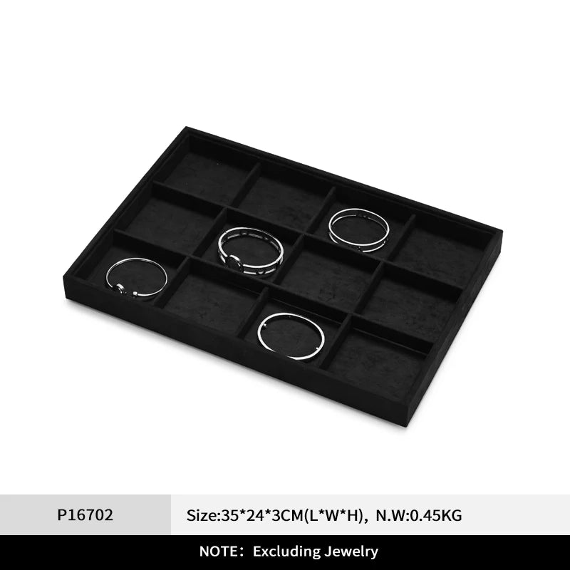 Stackable Jewellery Organiser Tray – Storage for Rings, Necklaces & Bracelets
